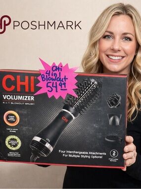 CHI Black 4-in-1 Volumizer Blowout Brush